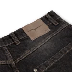 Garms Affiliated Overline Baggy Denim Shorts Smoked Earth (1)