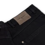 Garms Affiliated Overline Baggy Denim Shorts True Black (1)