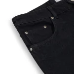 Garms Affiliated Overline Baggy Denim Shorts True Black (2)