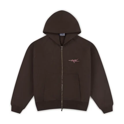 Garms Affiliated Overline Hoodie Brown (1)