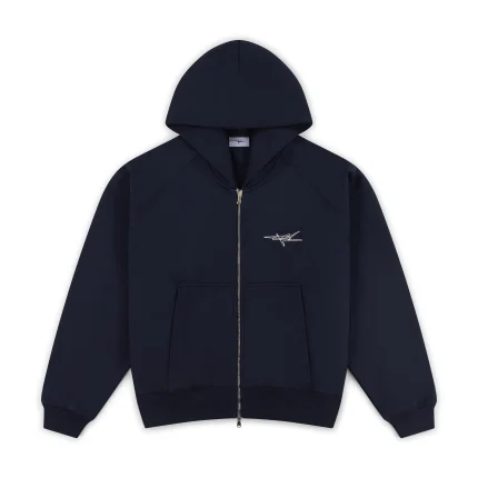Garms Affiliated Overline Hoodie Navy (8)