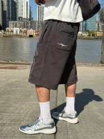 Garms Affiliated Overline Shorts – Charcoal (4)