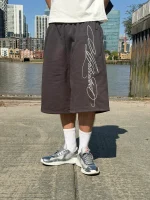 Garms Affiliated Overline Shorts – Charcoal (5)