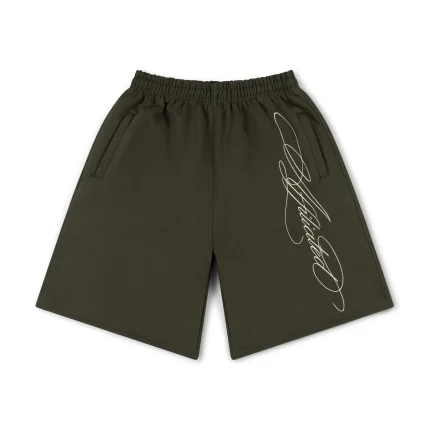 Garms Affiliated Overline Shorts – Olive (1)