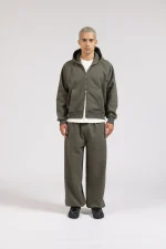 Garms Affiliated Signature Cuffed Joggers Olive (7)