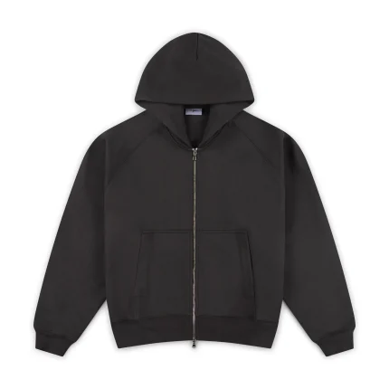 Garms Affiliated Signature Zip up Hoodie Charcoal (1)