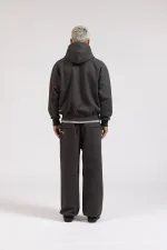 Garms Affiliated Signature Zip up Hoodie Charcoal (5)