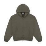 Garms Affiliated Signature Zip up Hoodie Olive (1)