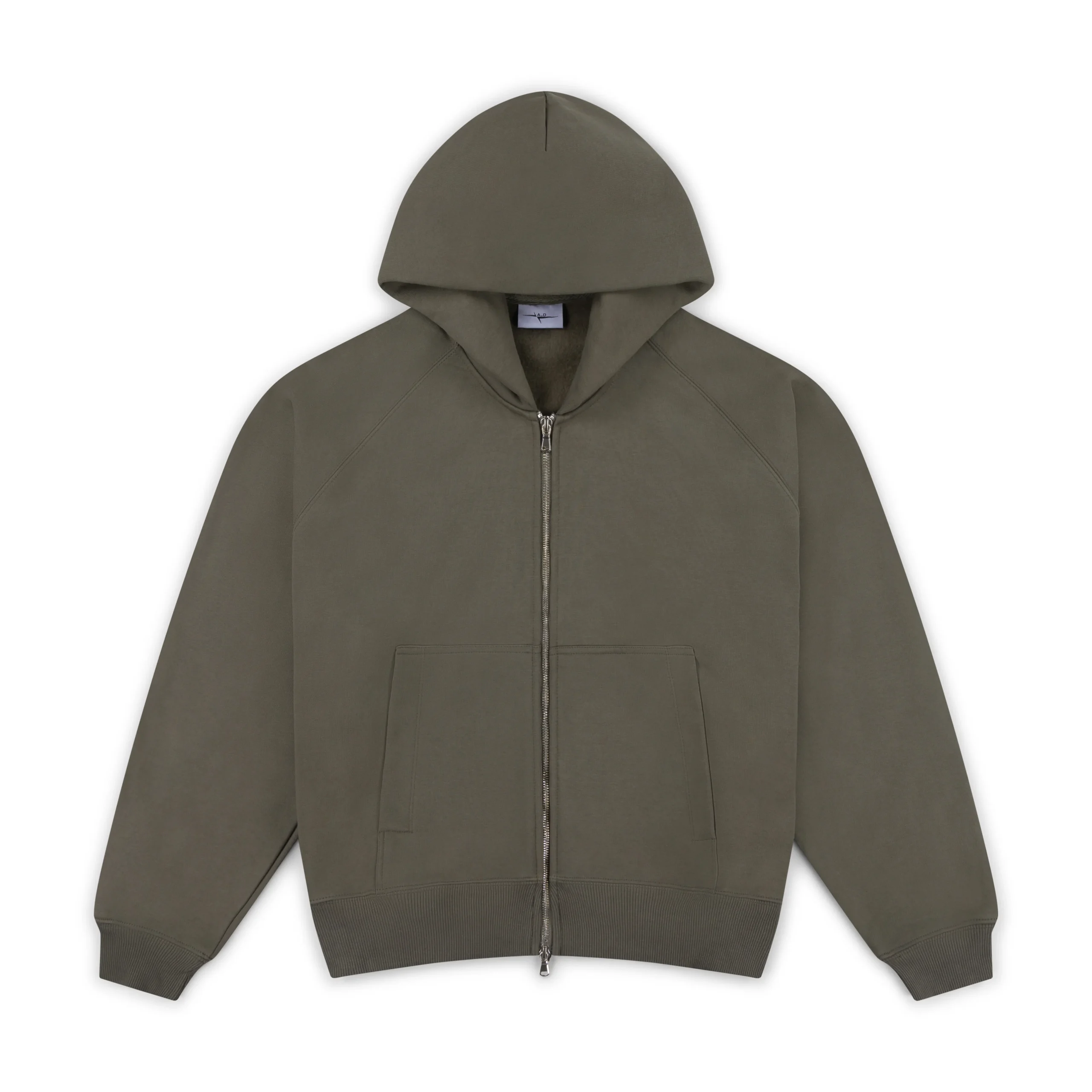Garms Affiliated Signature Zip up Hoodie Olive (1) Garms Affiliated Signature Zip up Hoodie Olive (1)